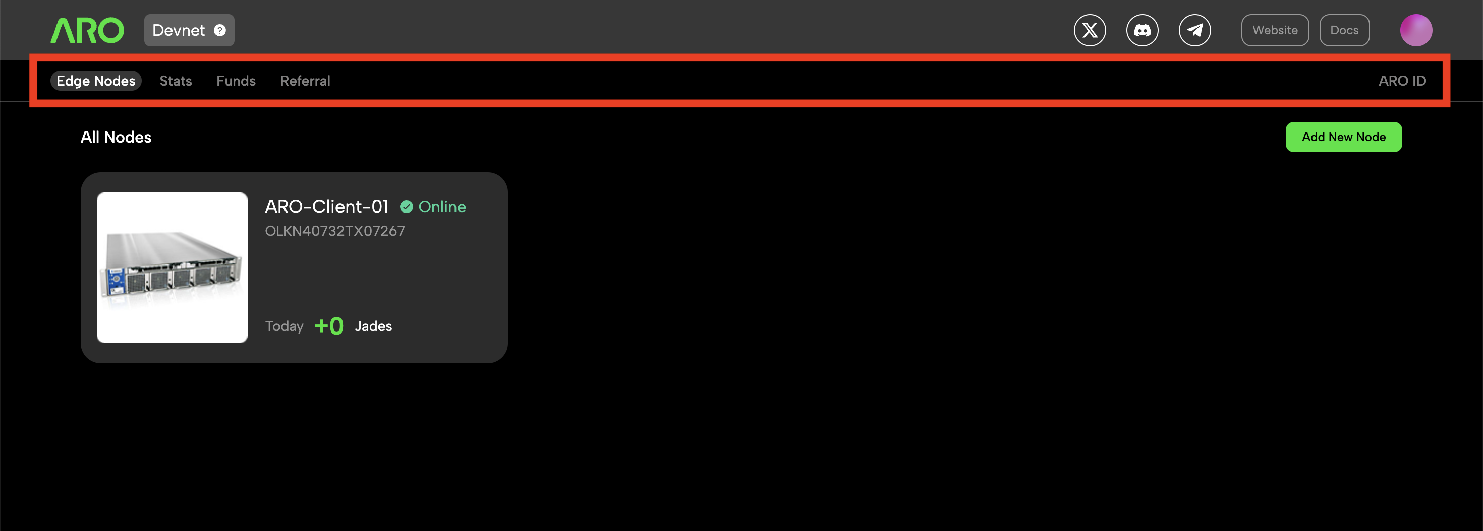 Dashboard Topbar