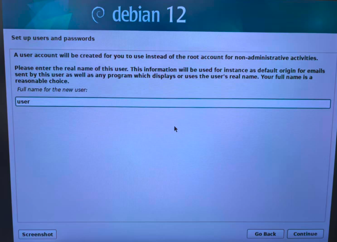 Add User 1